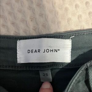 Dear John Forest Green Denim